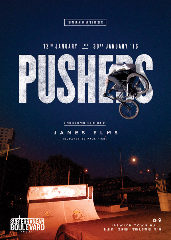 pushers exhibition poster